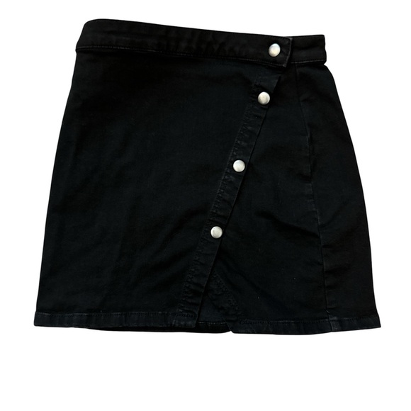 We The Free, Black Button-Front Women's Skirt, size 6 - Picture 1 of 4